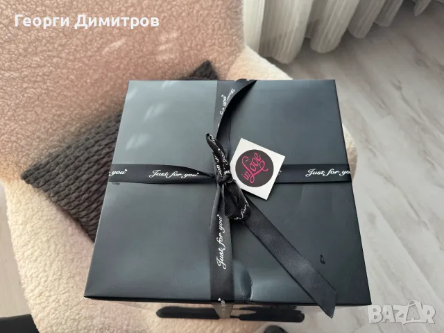 Мече от рози InLove 40 см с кутия, чисто ново, подарък, снимка 5 - Декорация за дома - 55493798