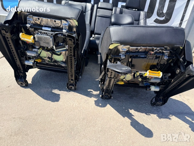 Кожен салон електрически с подгрев седалки кожени от Jeep Grand Cherokee WK2 3.6i двигател ERB, снимка 17 - Части - 55088343