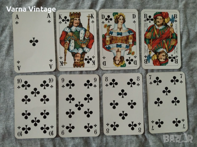 Колекционерски карти Continental Skat №1000 в оригиналната хартиена кутия. ASS Altenburger Германия, снимка 7 - Карти за игра - 54138555