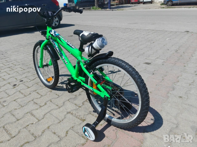 BG Детски велосипед 20" SAMURAJ зелен, снимка 8 - Велосипеди - 54493278
