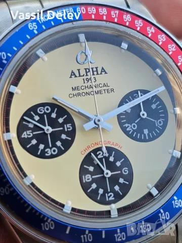 Alpha (Rolex Paul Newman Homage), снимка 3 - Мъжки - 55600716