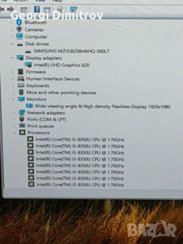 lenovo Thinkpad x280 i5-8350U/8RAM/256SSD/Intel UHD Graphics/Full HD, снимка 5 - Лаптопи за работа - 54690457