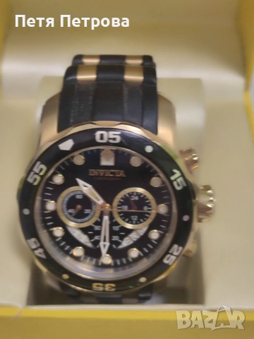 Продавам уникален мъжки часовник  Invicta -водоустоичив., снимка 2 - Водоустойчиви - 54676534