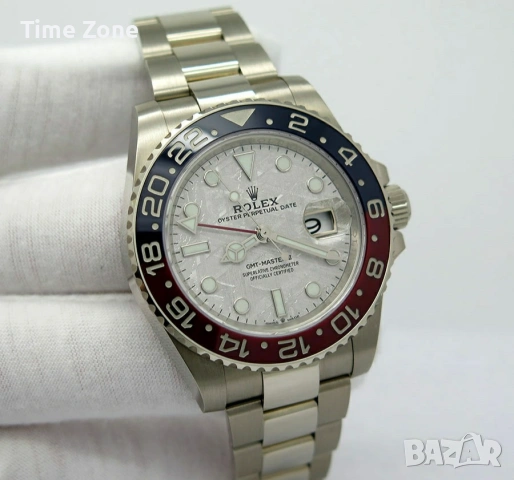 Rolex GMT-Master II 40mm "Pepsi" White Gold Meteorite Dial Ceramic Automatic Различни Варианти, снимка 7 - Мъжки - 54060782