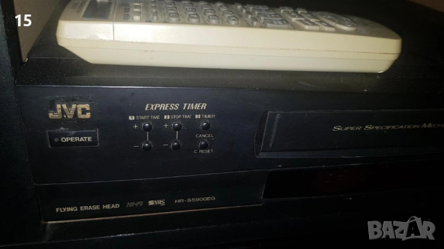 SVHS JVC HiFi видеорекордер + JVC Телевизор 53см + JVC нова касета, снимка 6 - Плейъри, домашно кино, прожектори - 48045659