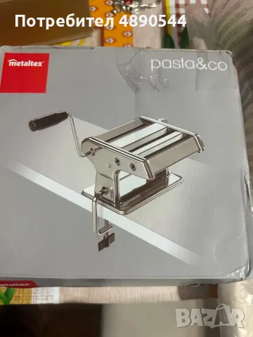 Машина за прясна паста Metaltex Pasta & Co 251740 – нова, снимка 2 - Обзавеждане на кухня - 55620074