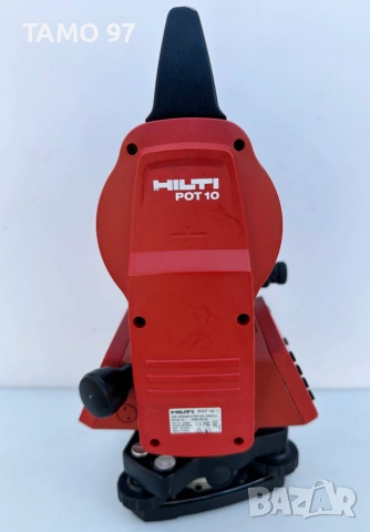 Hilti POT 10 - Професионален цифров Теодолит перфектен!, снимка 5 - Измервателни инструменти - 55167228