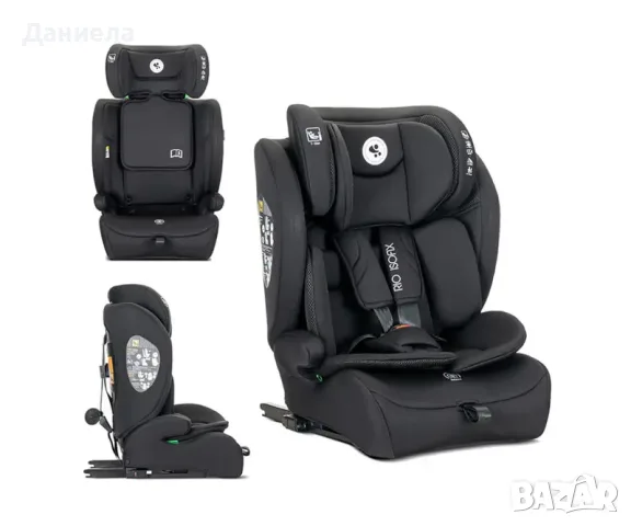 Lorelli Стол за кола Rio isofix 76-150 см black