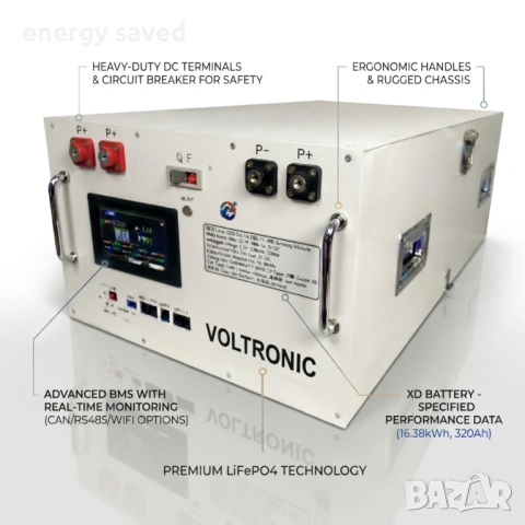Хибриден монофазен нисковолтов инвертор 12 kW DEYE и lifepo4 16,5kw, снимка 2 - Друга електроника - 54155004