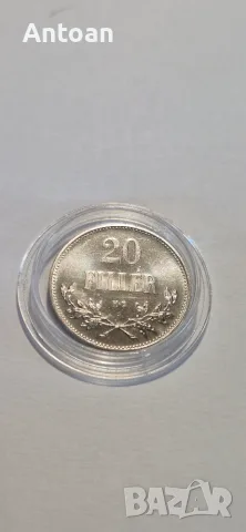 2 бр. 20 филера рестрайк на фирма Artex , снимка 7 - Нумизматика и бонистика - 55459499