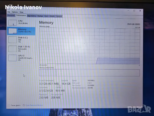 РЯДКА 16GB DDR3L 1600MHz RAM за лаптоп / NAS / Mini PC – Micron (Тествана с MemTest) SODIMM , снимка 3 - RAM памет - 55666351