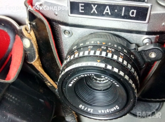 Стар ЛЕНТОВ ФОТОАПАРАТ Exa Ia Ihagee Dresden ГДР КРАСОТА !, снимка 5 - Антикварни и старинни предмети - 54223060