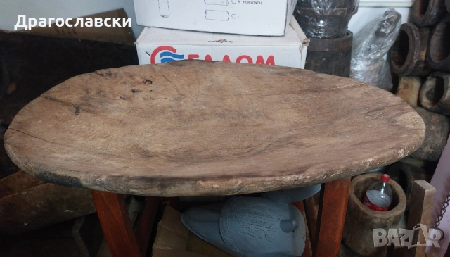 Голяма копаня-поднос, Корито копанка нощва ренде старинни нощви стари дървени, дървен съд, копаня, снимка 3 - Антикварни и старинни предмети - 46364769