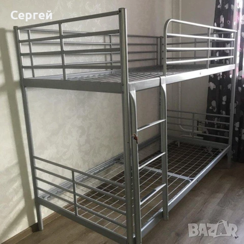 продавам двуетажно железно легло от ИКЕА.втовта употребата .