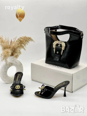 Versace Нов Дамски Комплект Различни Цветове , снимка 10 - Дамски обувки на ток - 54646683