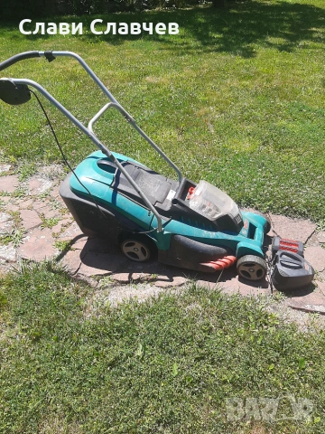 Акумулаторна косачка Bosch Rotak 43Li, снимка 5 - Градинска техника - 55243898
