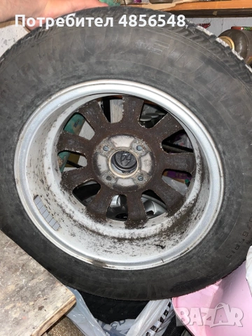 Оригинални Hyundai алуминиеви джанти 15” + гуми Goodyear 205/65 R15 – 200€, снимка 6 - Гуми и джанти - 54902845