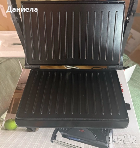 Мултифункционален грил тостер 1000W - терморегулатор и отваряне на 180°, снимка 5 - Тостери - 54827084