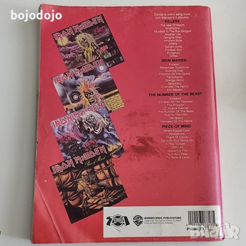 Iron Maiden - Guitar Tab Edition , снимка 2 - Други музикални жанрове - 54720152