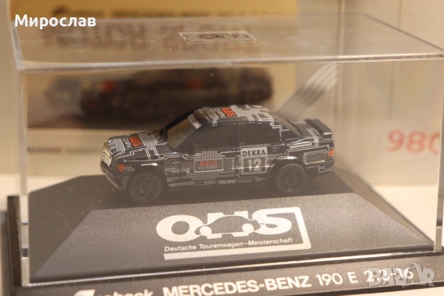 HERPA H0 1/87 MERCEDES 190 Е AMG РАЛИ МОДЕЛ КОЛИЧКА, снимка 2 - Колекции - 54758611