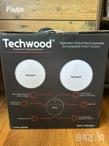 Прахосмукачка робот 2 в 1 Techwood, снимка 3 - Прахосмукачки - 55486695