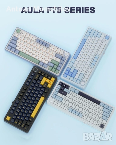 Механична клавиатура AULA F75 RGB Wireless Hot Swap, снимка 2 - Клавиатури и мишки - 54875129