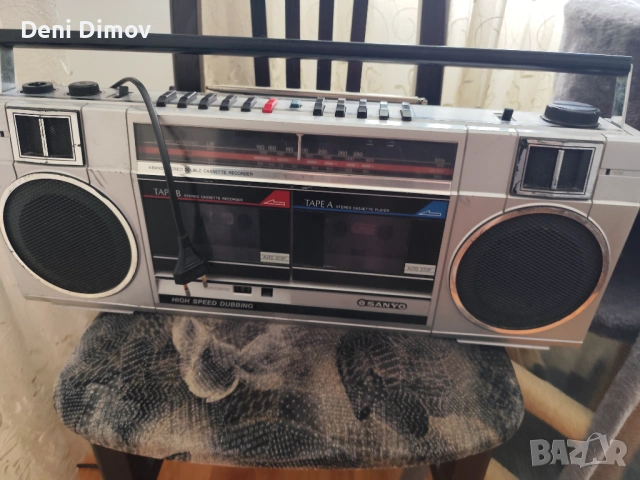 Радиокасетофон Sanyo, снимка 5 - Радиокасетофони, транзистори - 54811878