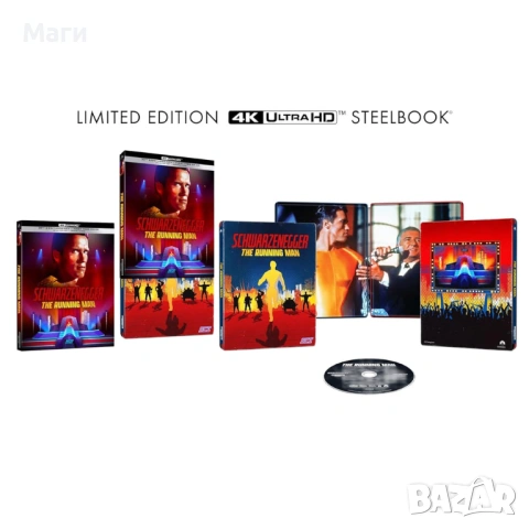 The Running Man -  4K UHD Blu-ray LIMITED EDITION Steelbook, снимка 5 - Blu-Ray филми - 54683376