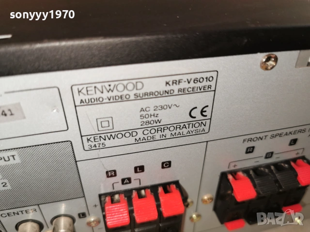 KENWOOD KRF-V6010 RECEIVER 1906261024L4, снимка 15 - Ресийвъри, усилватели, смесителни пултове - 54966499