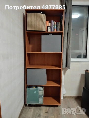 Единична секция - етажерка - 72 см х 35 см х 190 см