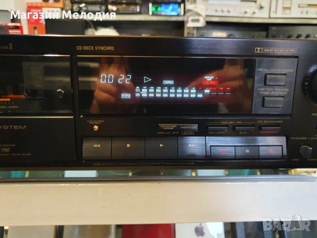 Касетен дек Pioneer CT-656 – 3 глави, златната ера на аналоговия звук, снимка 3 - Декове - 54559729