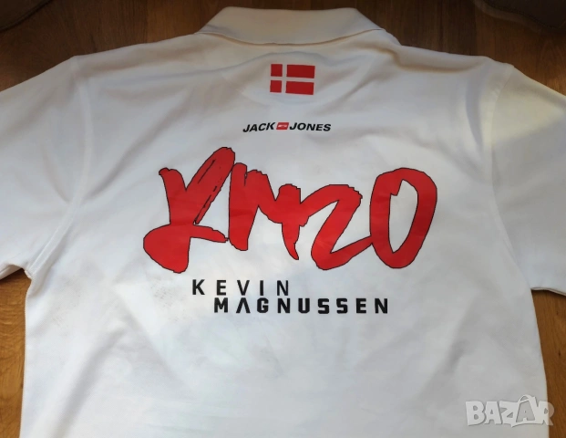 Haas F1 Team Kevin Magnussen Formula 1 / Hungaroring 2019 - мъжка поло блуза L, снимка 4 - Тениски - 50178312