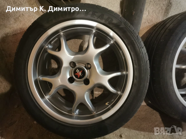 Джанти WSL 17 цола 4 х 100, 7.5 J, снимка 2 - Гуми и джанти - 54498458