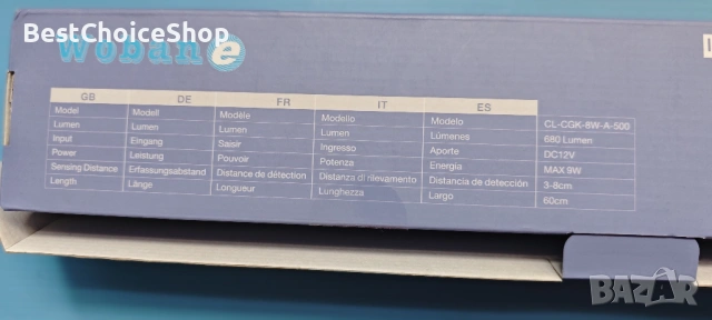 Осветление за под плот, Безконтактно, Активира се с ръчно помахване, 60 см, снимка 3 - Лед осветление - 54019255