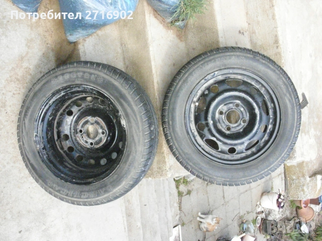 продавам джанти 14 с гуми зимни, снимка 2 - Гуми и джанти - 54568879