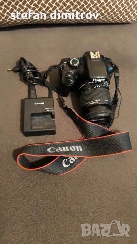 Canon EOS 1100D + зарядно и обектив 18-55, снимка 10 - Фотоапарати - 54706364