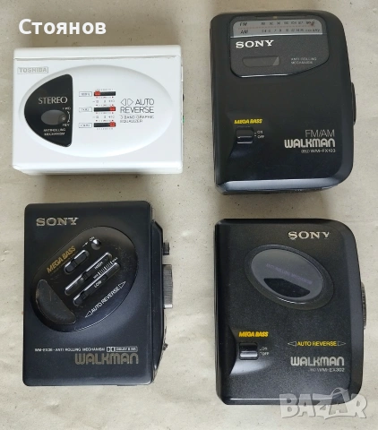 Лот от 4 уокмена (WALKMAN) 