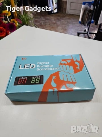 Електронно табло за резултати GI4D-1.5 LED Scoreboard V30L-4Bat с дистанционно управление, снимка 7 - Друга електроника - 54838324