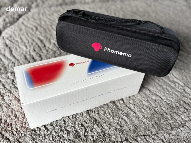 Преносим термопринтер Phomemo M832D, калъф и 3 ролки термохартия A4, снимка 10 - Принтери, копири, скенери - 54441083