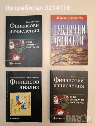 Финансов анализ - Никола Николов (Отлично състояние)