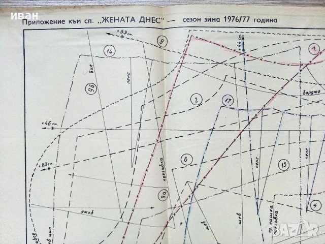 Приложения/кройки от стари списания - 1976,77г., снимка 6 - Колекции - 54279565