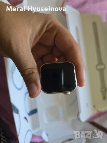Apple Watch Series 7 41mm Starlight (GPS) – Пълен комплект, Отлично състояние!, снимка 3 - Смарт часовници - 55475032