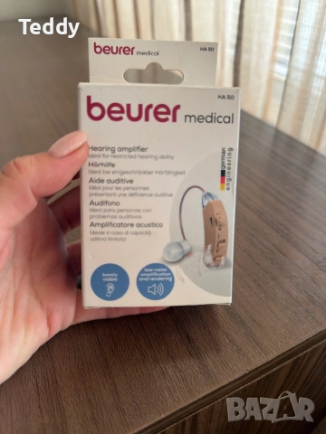 Продавам слухов апарат на Beaurer, снимка 3 - Друга електроника - 54747530