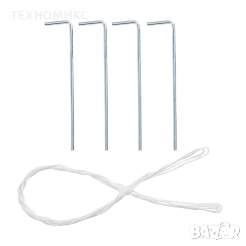 Къмпинг шатра MalTec, 3x3м, сива, стоманена конструкция, водоустойчив, снимка 10 - Градински мебели, декорация  - 54093740