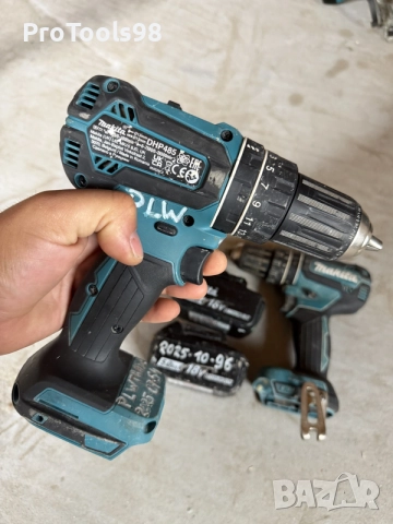 Makita DHP 485 безчеткови винтоверти, снимка 5 - Винтоверти - 55469940