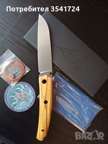 Джентълменски нож Sandvik 14C28N и дръжка от маслина