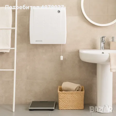 Вентилаторна печка за баня Termomax, 2000W, снимка 4 - Отоплителни печки - 55609665