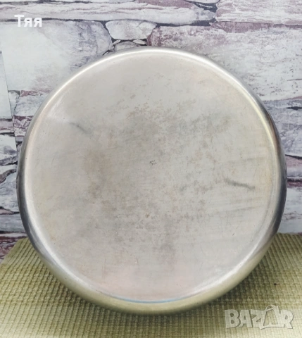 Кръгла тава алпака на Хром , снимка 4 - Съдове за готвене - 54650186