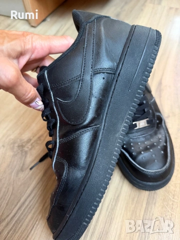 Оригинални кожени кецове Nike Air Force 1 High '07 ! 44 н, снимка 4 - Кецове - 54754911