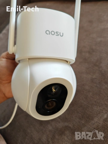 aosu 4K соларна WiFi камера + декоративна камера + мини WiFi камера, снимка 5 - Комплекти за видеонаблюдение - 54874531
